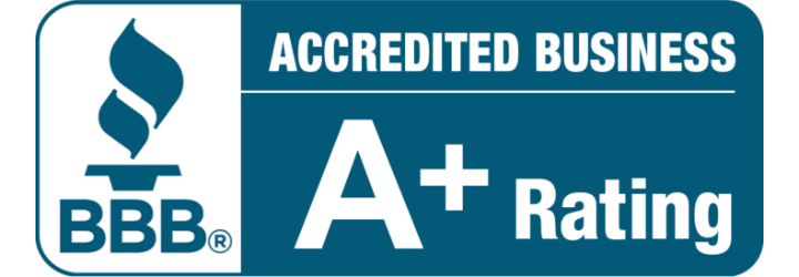 Better Business Bureau A+ rating